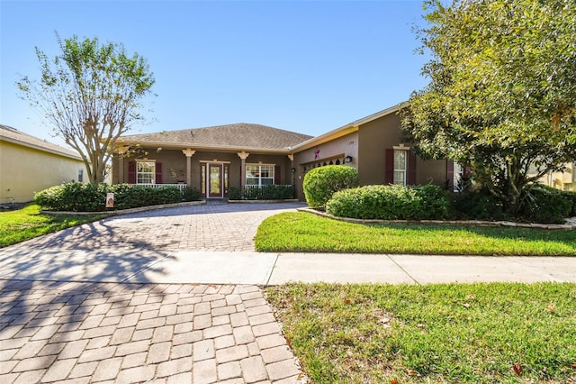 view of ranch-style home