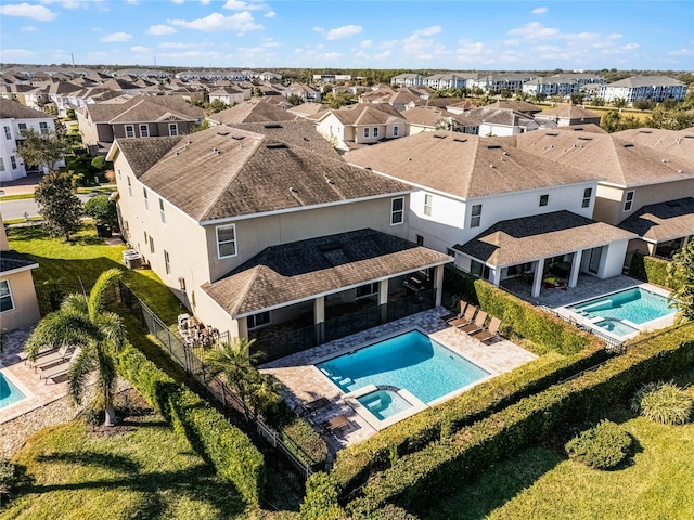 7639 Wilmington Loop, Kissimmee, FL 34747 - aerial view of residential area featuring a pool