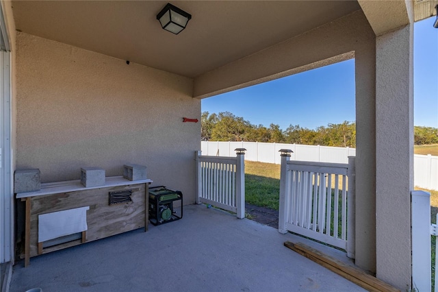 view of patio