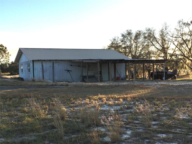 view of outbuilding