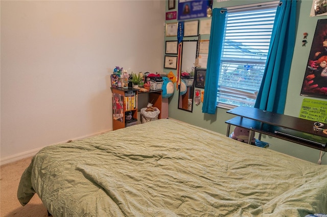 bedroom featuring carpet floors