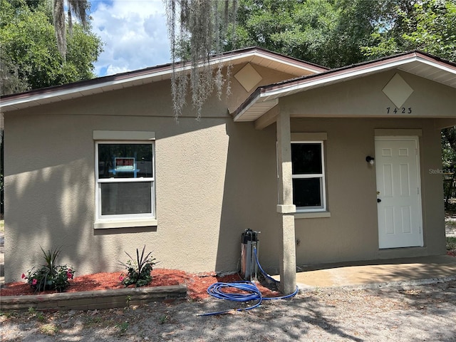 view of front of home