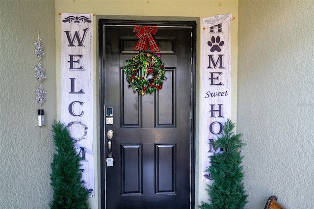 view of property entrance