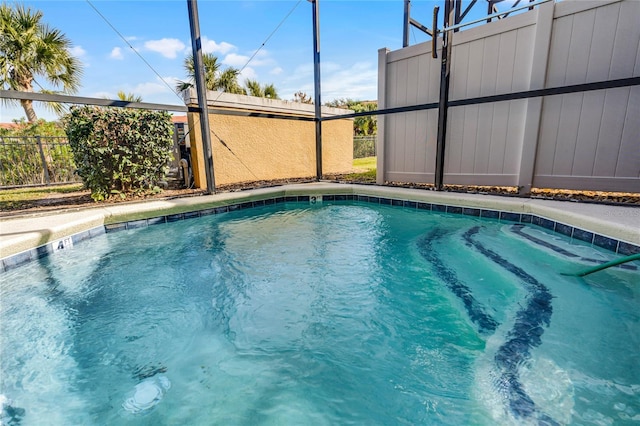 view of pool