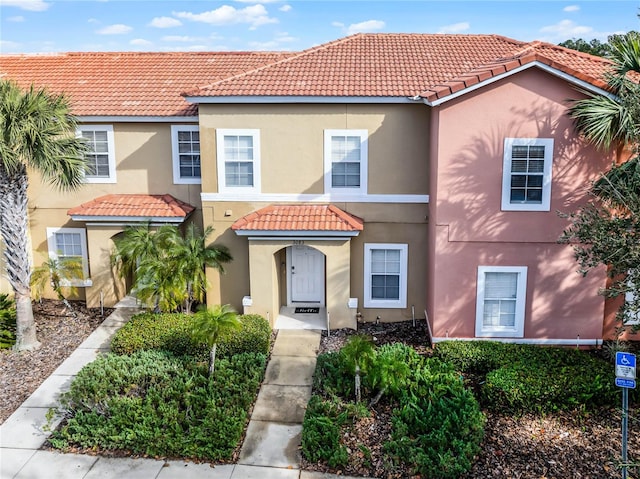 view of mediterranean / spanish house