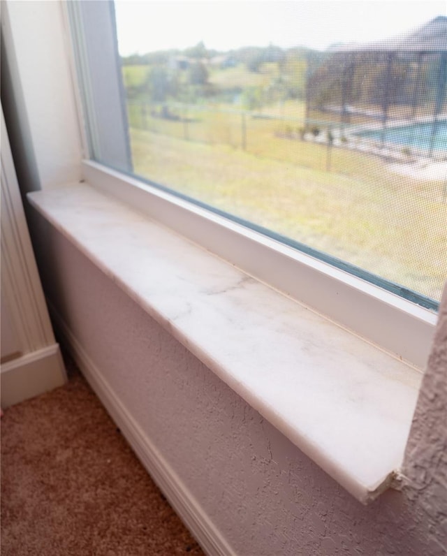 view of room details