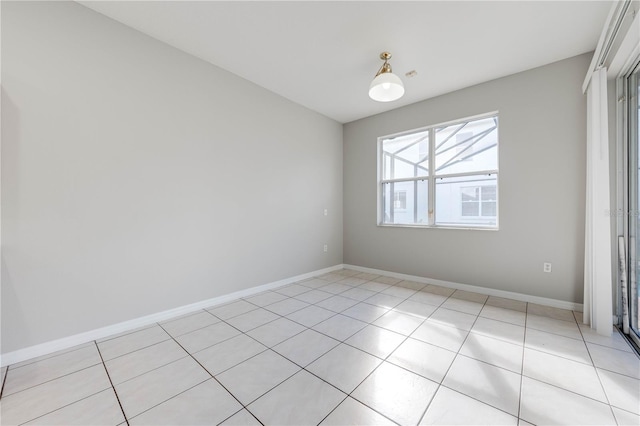 view of tiled empty room