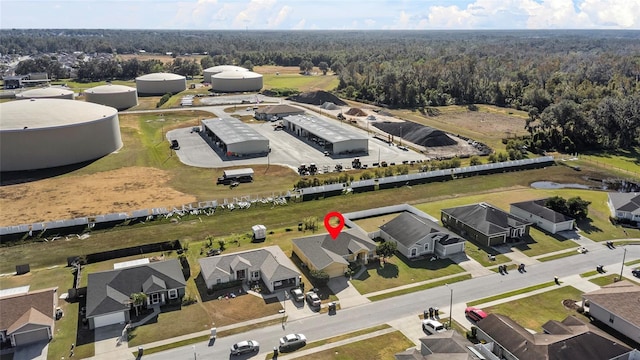 3362 Winchester Estates Cir, Lakeland, FL 33810 - aerial view of residential area featuring a heavily wooded area