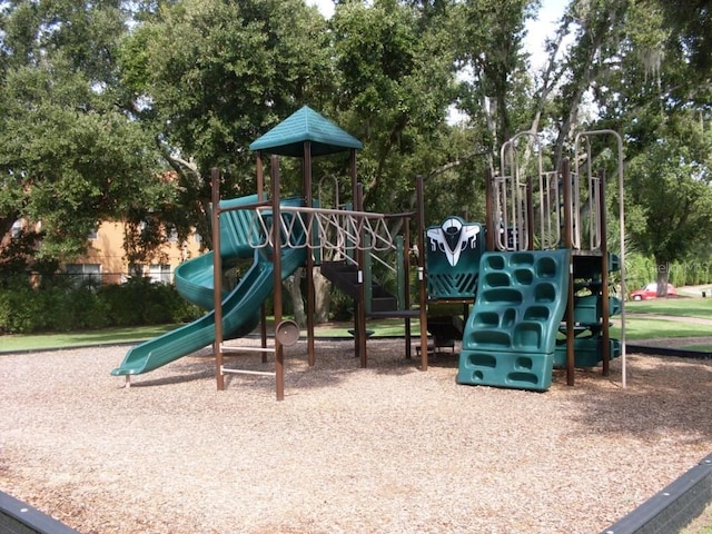 view of play area