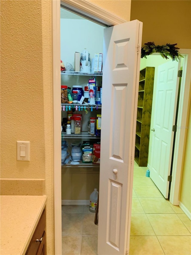 view of pantry