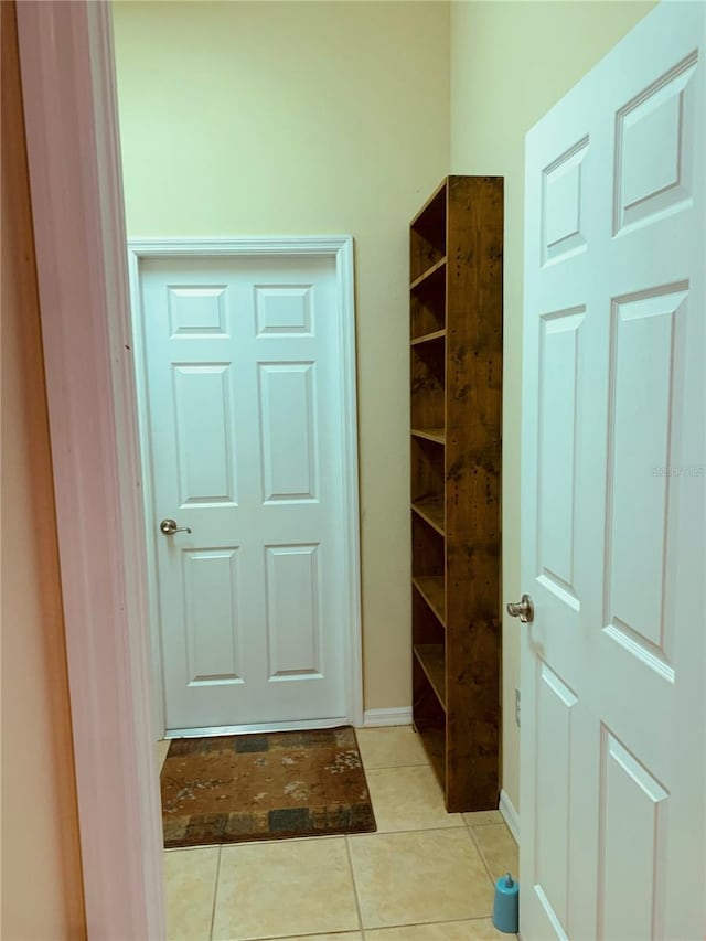 interior space featuring tile patterned floors