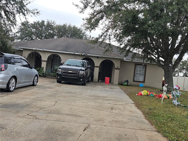 view of ranch-style house