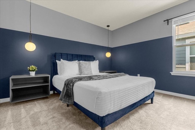 bedroom featuring carpet flooring