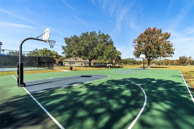 view of sport court