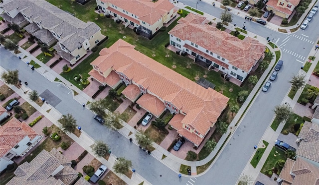 drone / aerial view featuring a residential view