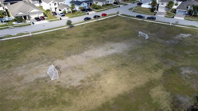 bird's eye view featuring a residential view