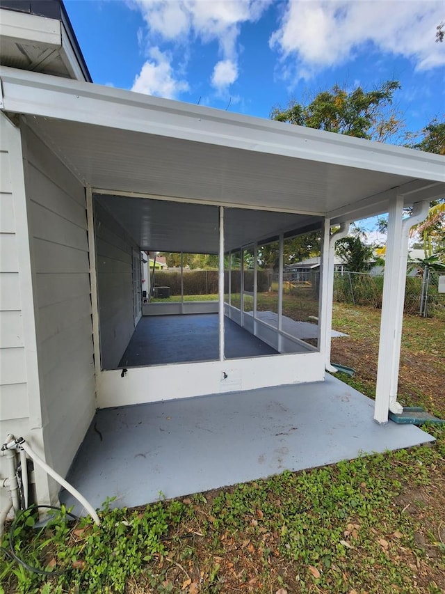 view of vehicle parking