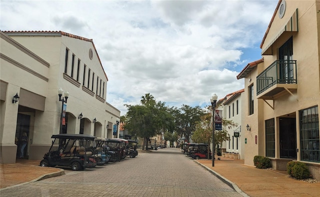 view of road