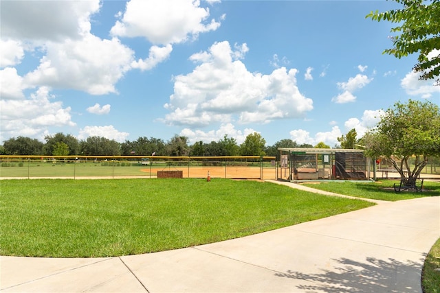 753 Largo Pass, Poinciana, FL 34759 - surrounding community featuring volleyball court, fence, a lawn, and playground community