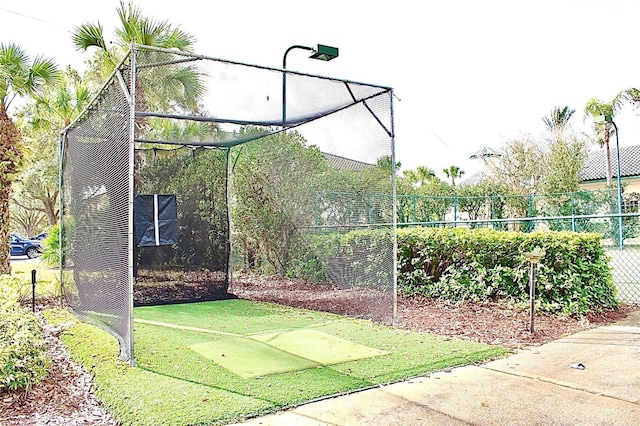 view of sport court