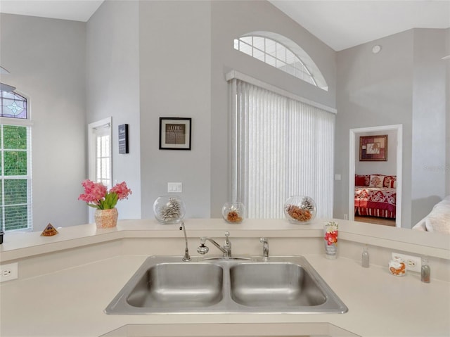 kitchen featuring sink