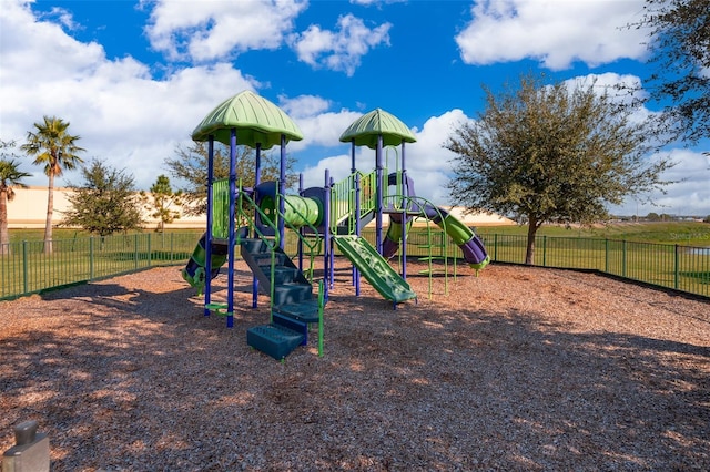 view of jungle gym