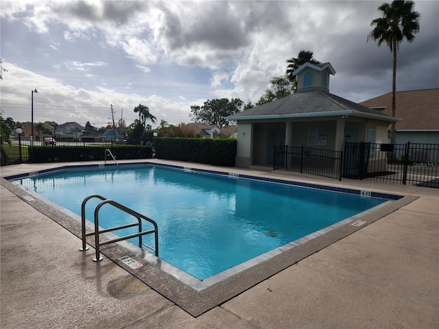 view of pool