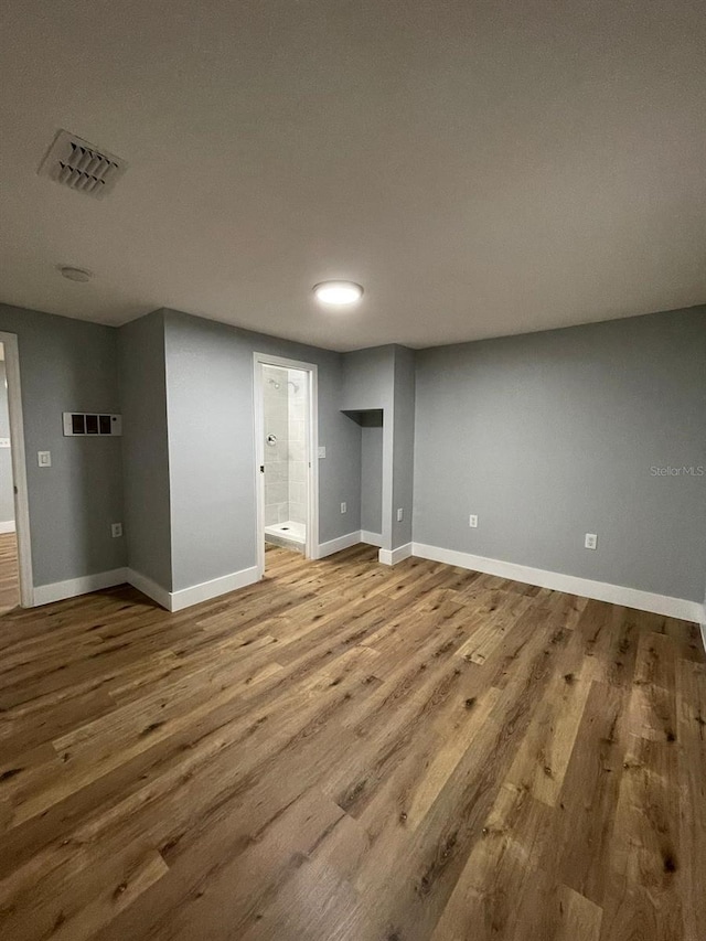 interior space featuring light hardwood / wood-style flooring