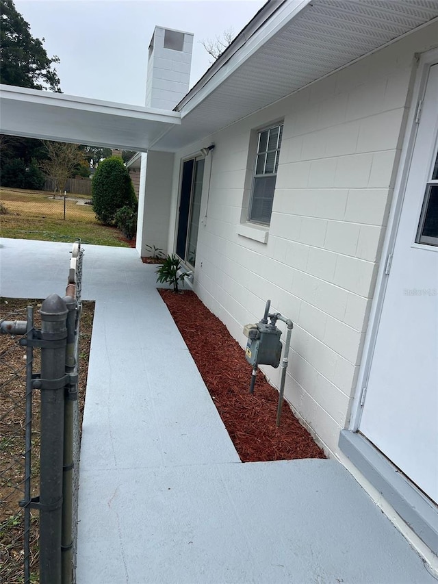 view of patio