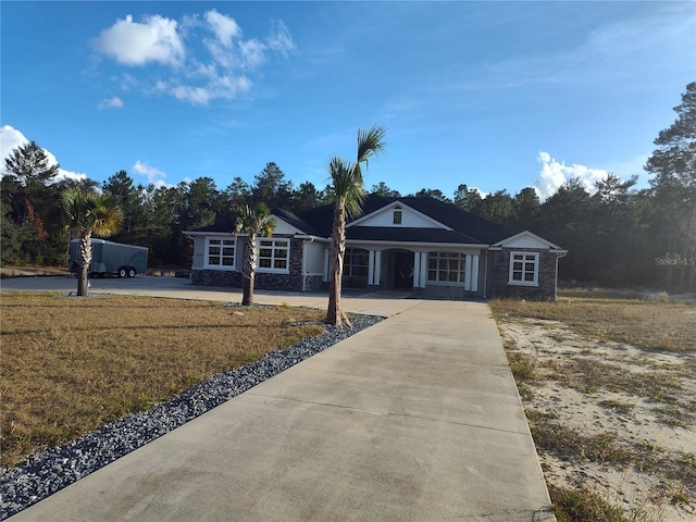 view of ranch-style house