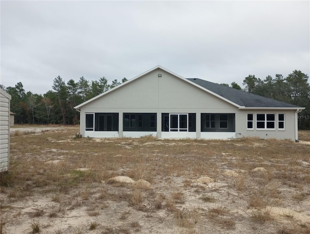 view of rear view of property