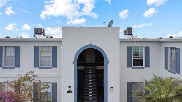 entrance to property with central AC