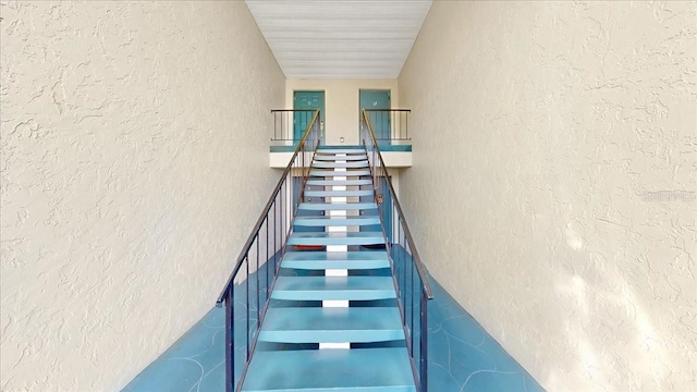 view of stairway