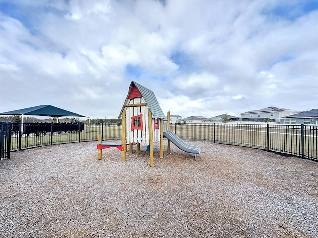 view of jungle gym