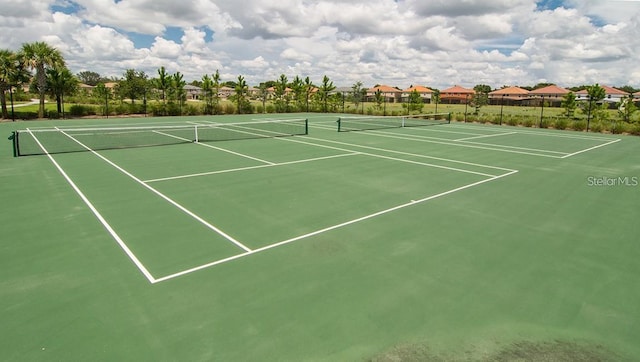 view of sport court