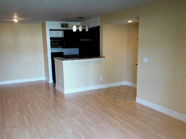 interior space featuring hardwood / wood-style floors