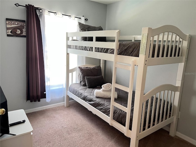 bedroom featuring carpet floors