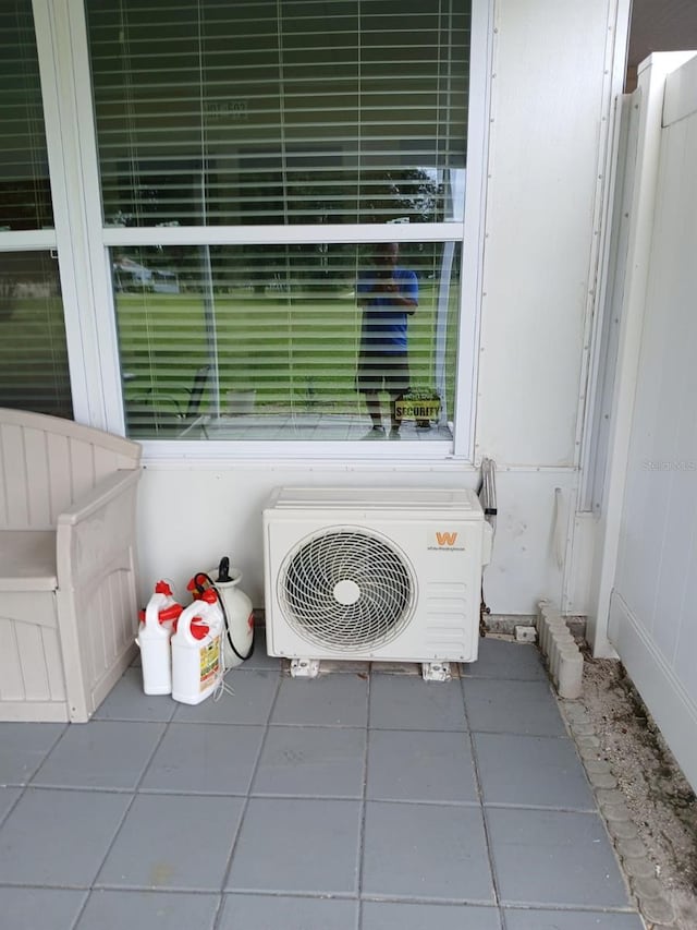 interior details featuring ac unit