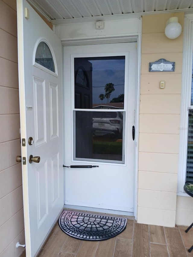 view of property entrance