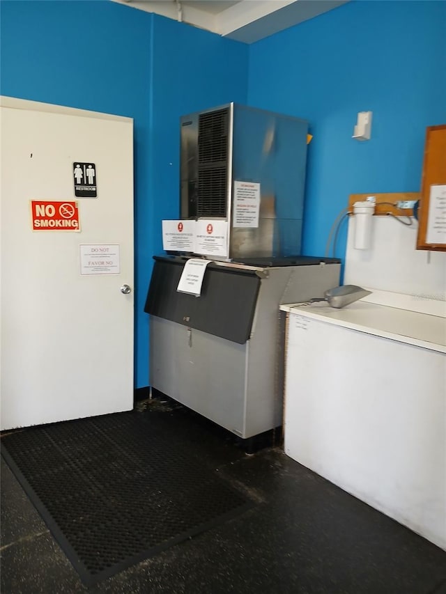 view of laundry room