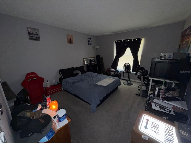 bedroom featuring carpet floors