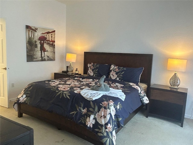 bedroom featuring carpet floors