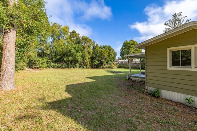 view of yard