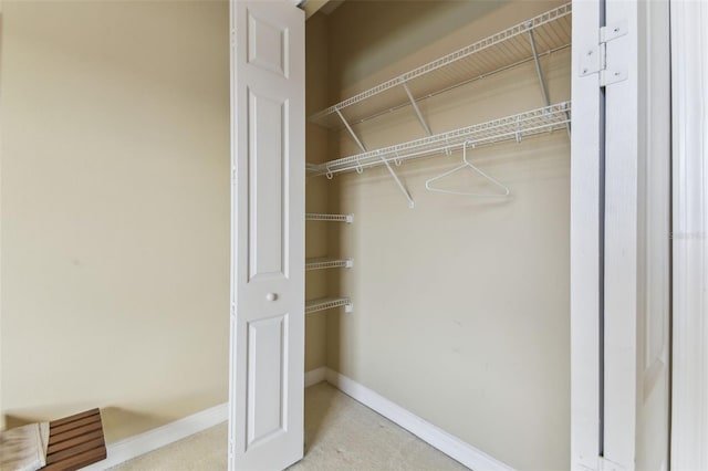 view of closet