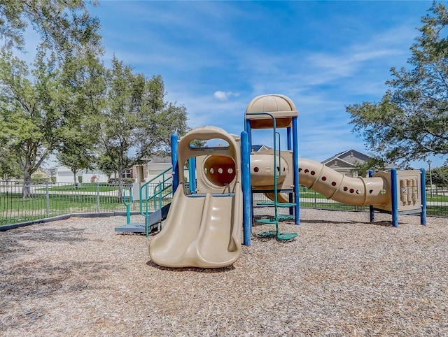 view of jungle gym