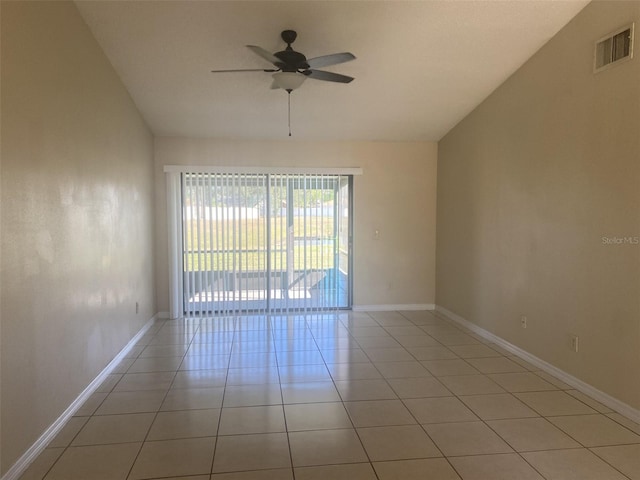 34 Pine Island Cir, Kissimmee, FL 34743 - unfurnished room with ceiling fan and light tile patterned floors