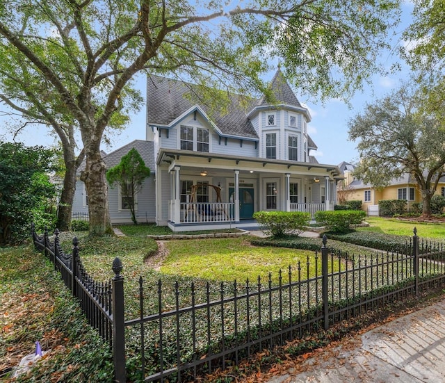 victorian home with a porch