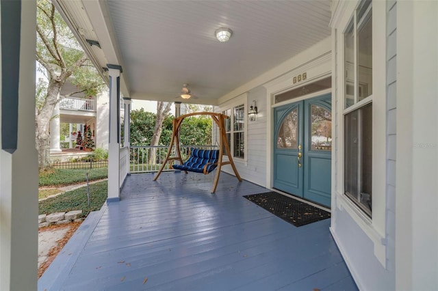 view of patio / terrace featuring a porch