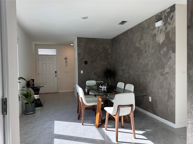 view of dining area