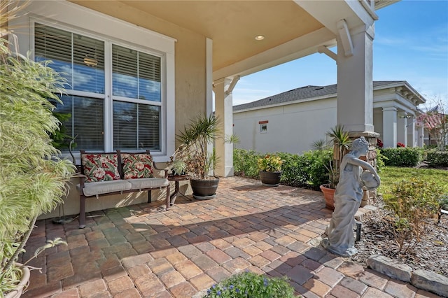 view of patio